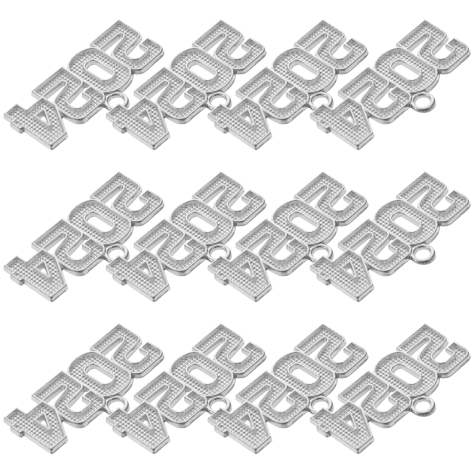 

100 Pcs Alloy Pendant Accessories Necklace Charms Jewelry Number Alloys Earring for Bracelet Making