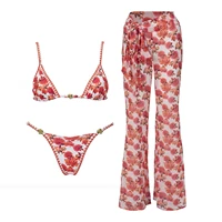 3Pcs Micro Bikini 2026 New Swimwear Women Swimsuit Sexy Brazilian Bikini Set Printed Thong Beachwear Bathing Suit Female Biquini - Image 4