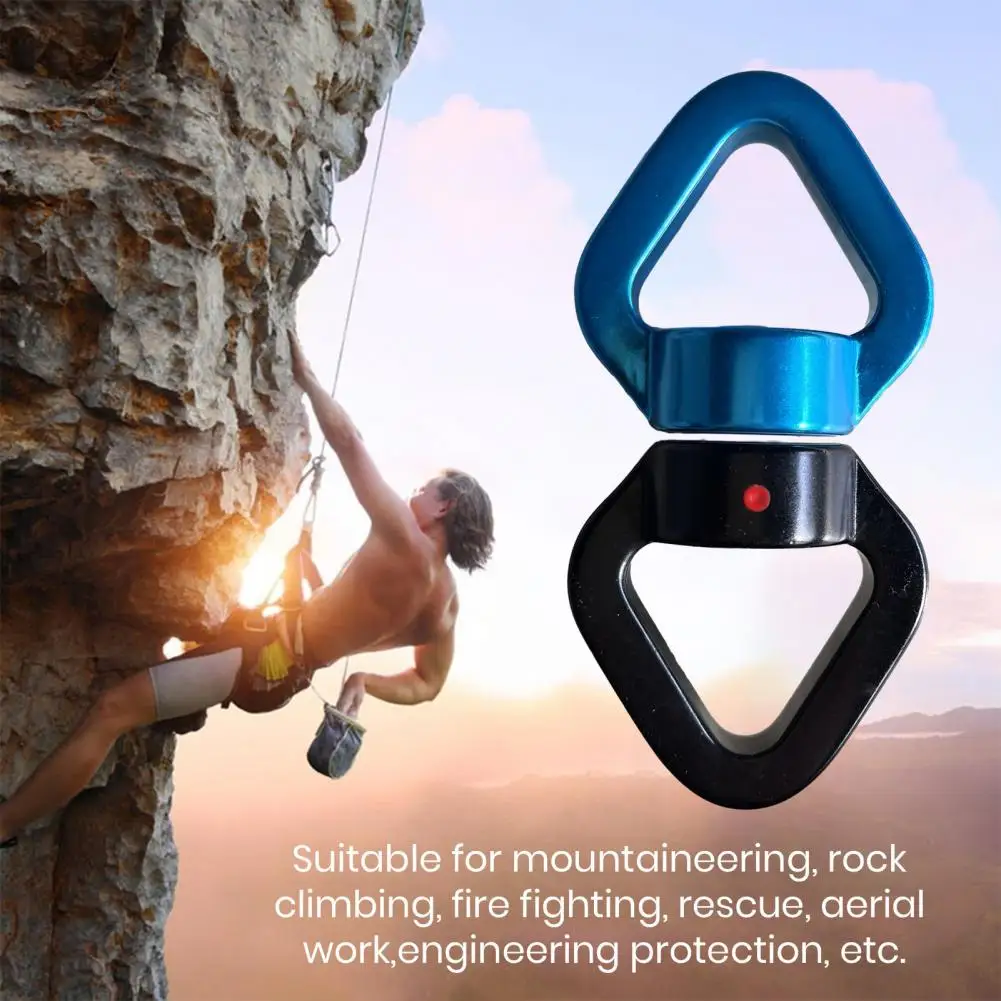 

360-degree Yoga Accessories Swivel Connector Carabiner Universal Ring Climbing Rotary Connector Rotational Spinner Swivel Wheel