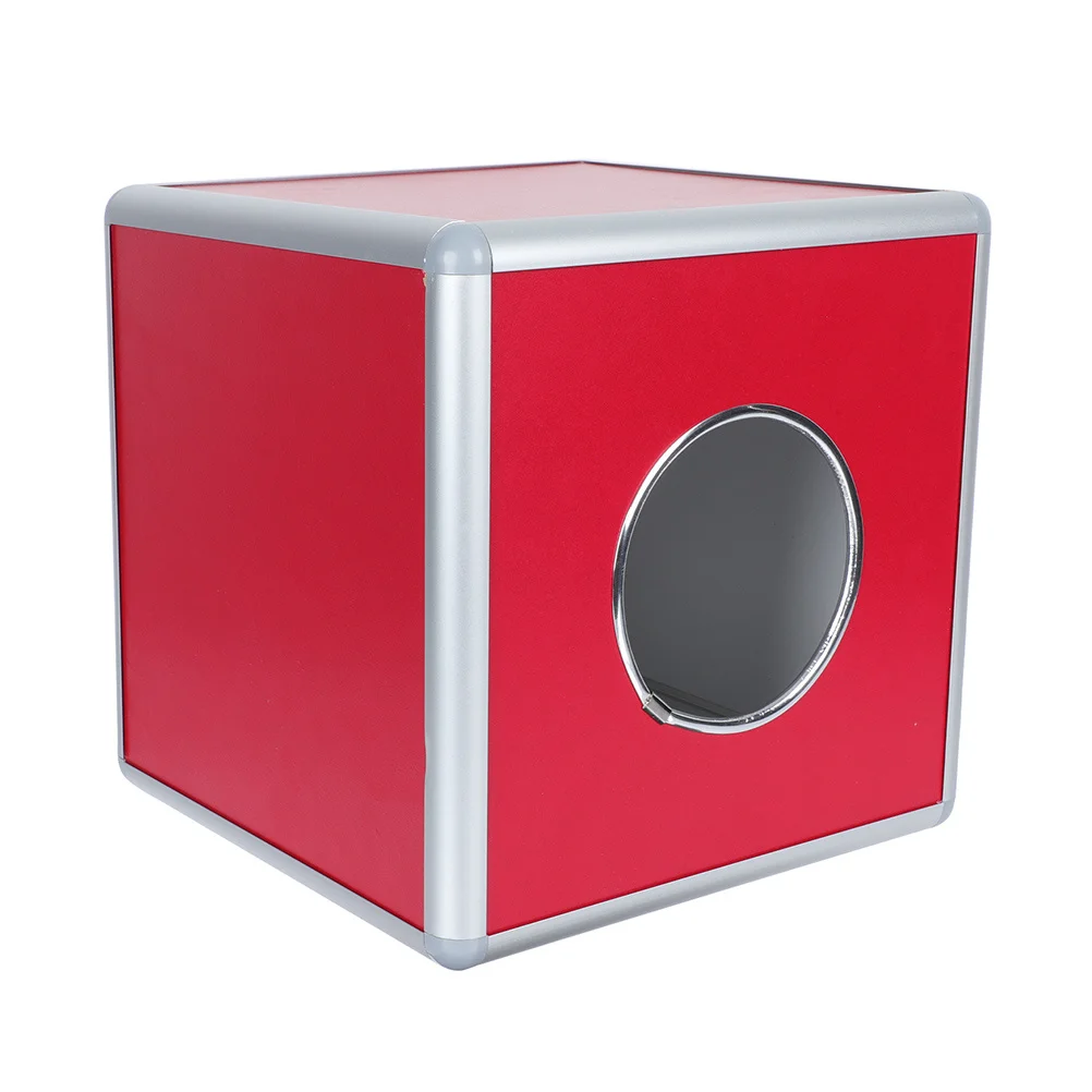 

1pc Aluminum Alloy Lottery Box Large Capacity For Donation Fundraising Storage Multi-Purpose Game Container Promotional Box