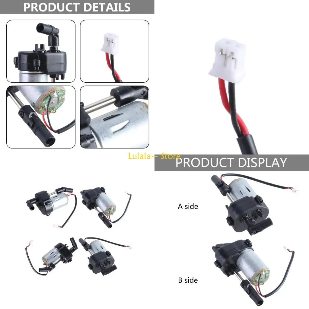 

Y4QA 1/12 Model Car Part Gear Box 280 Motor for Remote Control Car Toy MN90 MN91