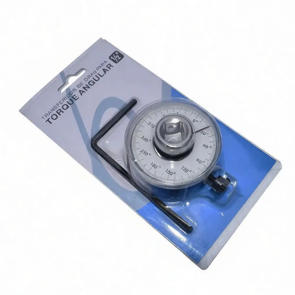 Professional 1 2 Inch Drive Torque Angle Gauge Automotive Mechanical Tool Precise Bolt Rotation Measurement Scale Meter