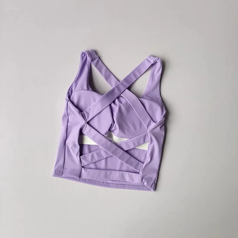 Damen Sport-BH Nahtlos High Impact Sport-BH Sexy Yoga Fitness Top Sportunterwäsche Push-Up BH Sportbekleidung Sporttop Damen – Detail 4