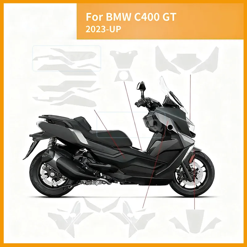 

Motorcycle for BMW C400GT C400 GT C 400 GT PPF TPU Paint Protection Film Complete Paint Fairing Anti-scratch Protection Kit