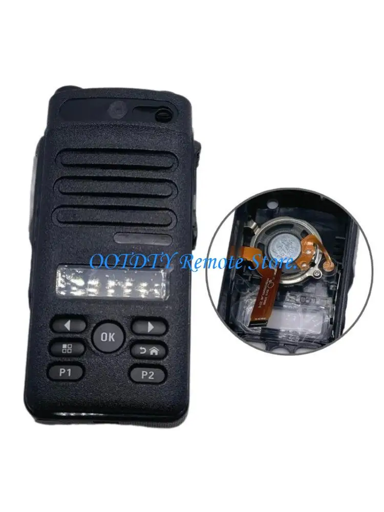 front-cover-outer-shell-housing-for-xpr3500e-radio-walkietalkie-case-replacement-refurbish-set-with-knob