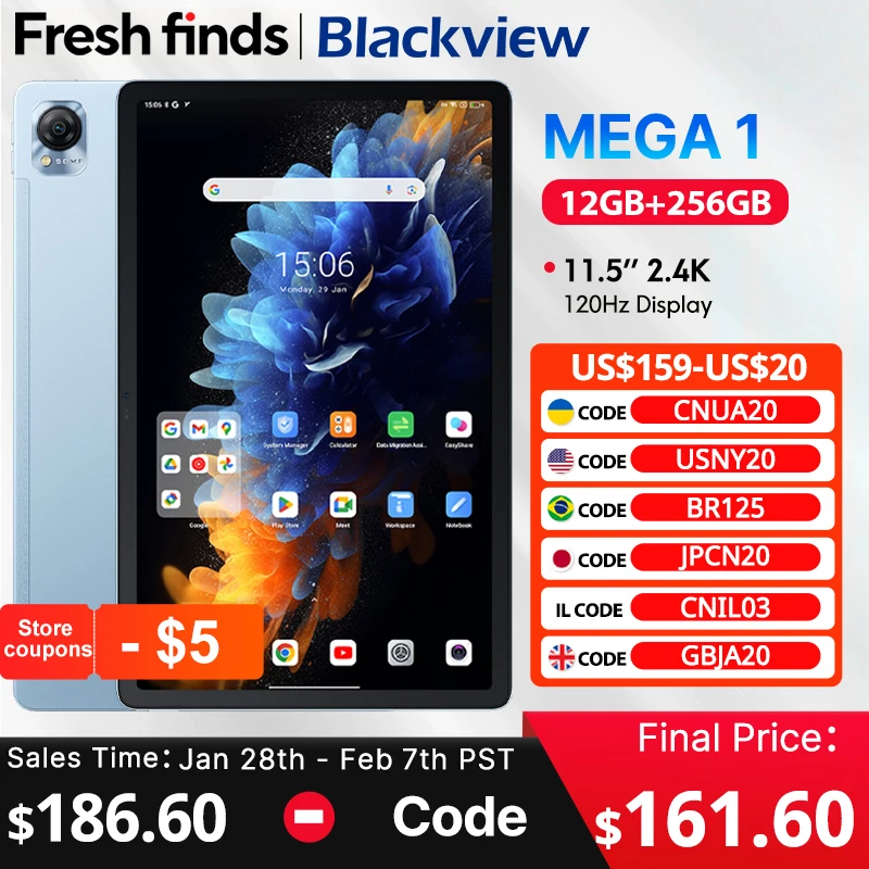 Blackview MEGA 1 tablets 11.5