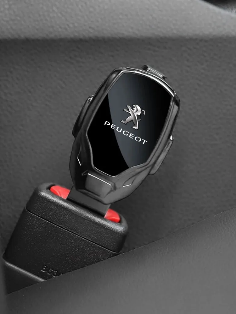 Przedłużka klamry pasa bezpieczeństwa samochodowego, akcesoria do wnętrza Peugeot GT 206 307 308 3008 207 208 407 508 2008 408 4008 5008 — 2