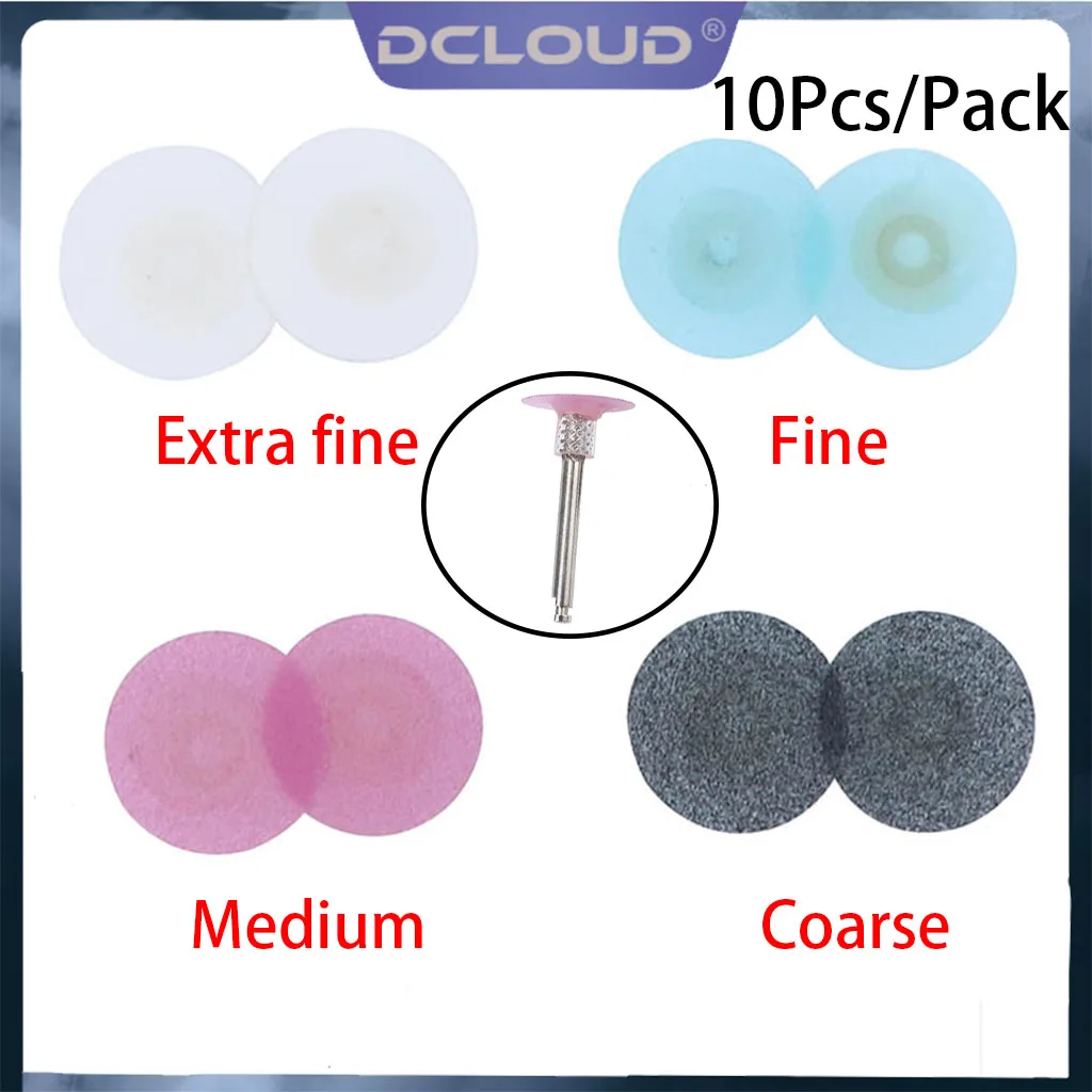 Dental Polishing Discs Composite Resin Finishing Polishing Discs Strip Spiral Wheel Mandrel Disc Dentist Consumables