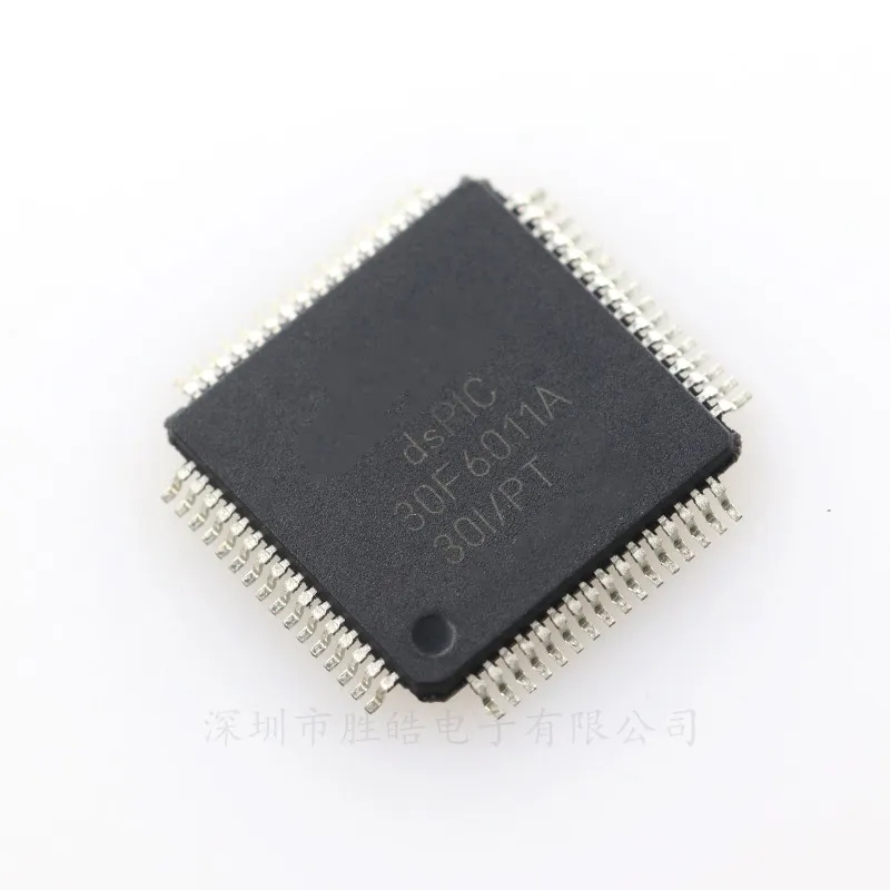 （1-50PCS)  DSPIC30F6011A-30I/PF SMD TQFP-64  16-Bit  Microcontroller-dsPIC  Microcontroller  Chip