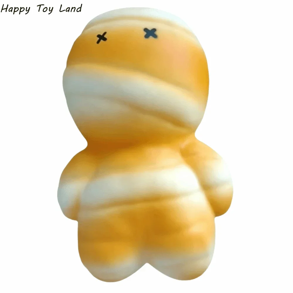 Novelty Soft Mummy Squishy Toy Super Soft Moist Mummy Squeezable Toy Pressable Cute Mummy Slow Rebound Toy Adults