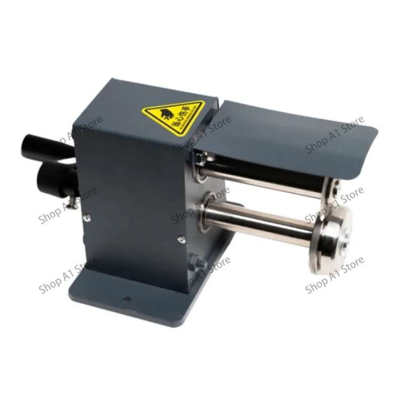 Hand Crank Leather Sole Cutting Machine, Manual Shoemaker Cutting Tool for Leather, Fabric, Multi-Material Trimming & Cutting