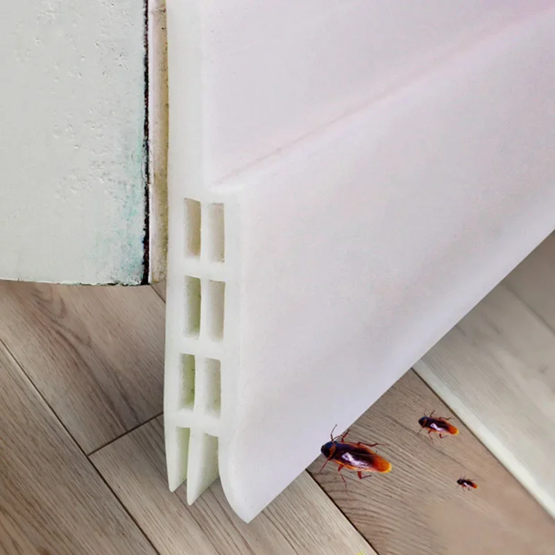 1m Door seam sealing strip door sound insulation strip door bottom sealing strip hotel door windproof dustproof seal strip