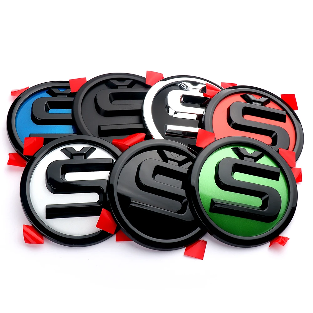 80/90/100mm Auto-Frontmotorhauben-Logo-Ersatz-Aufkleber Kofferraum-Emblem für Skoda S Logo Octavia Mk3 Fabia 2 Superb 2 Kamiq Kodiaq VRS – Detail 1