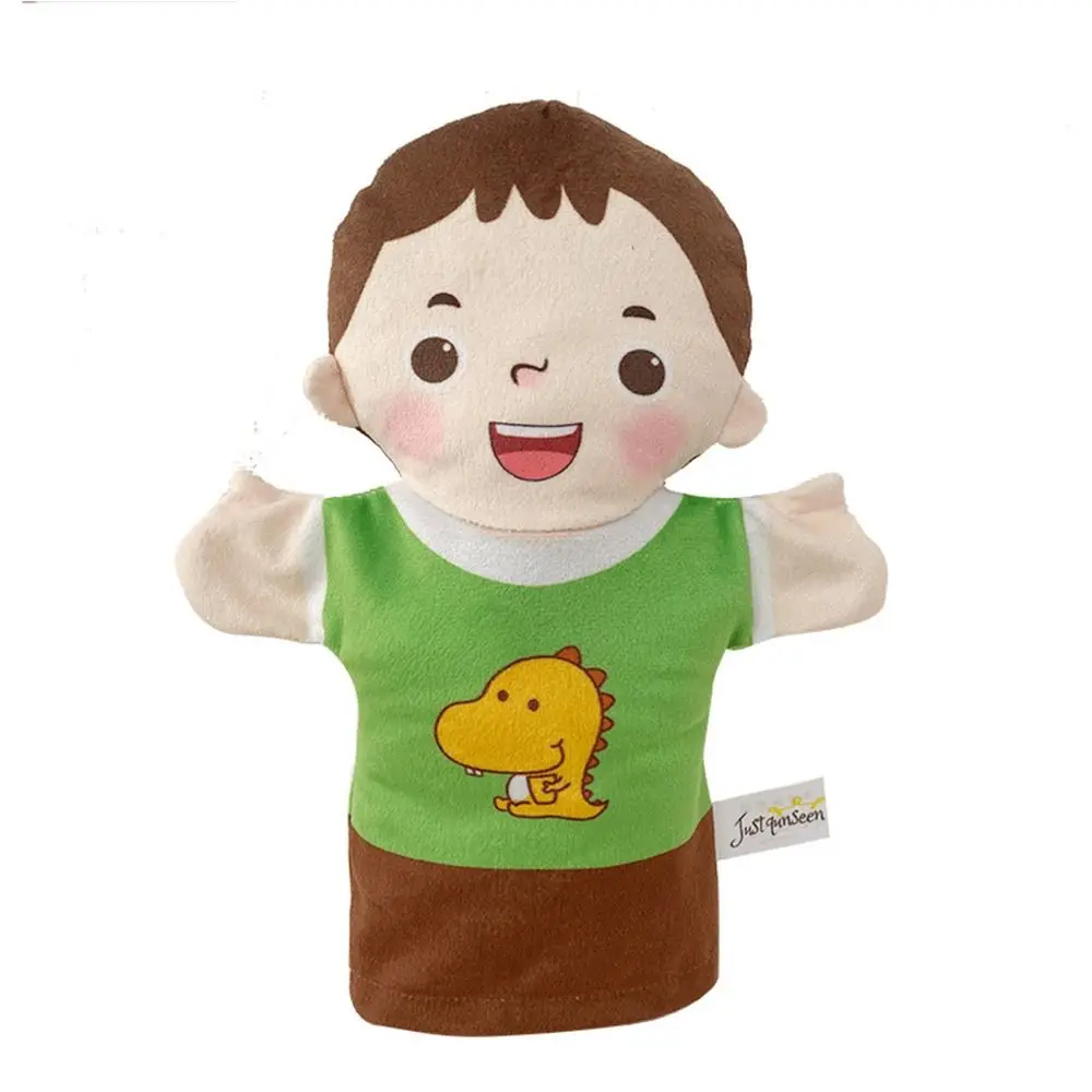 Cute Parent-Child Children's Hand Puppet Parents Family Member Puppet Grandparents Daughter Bedtime Story Telling