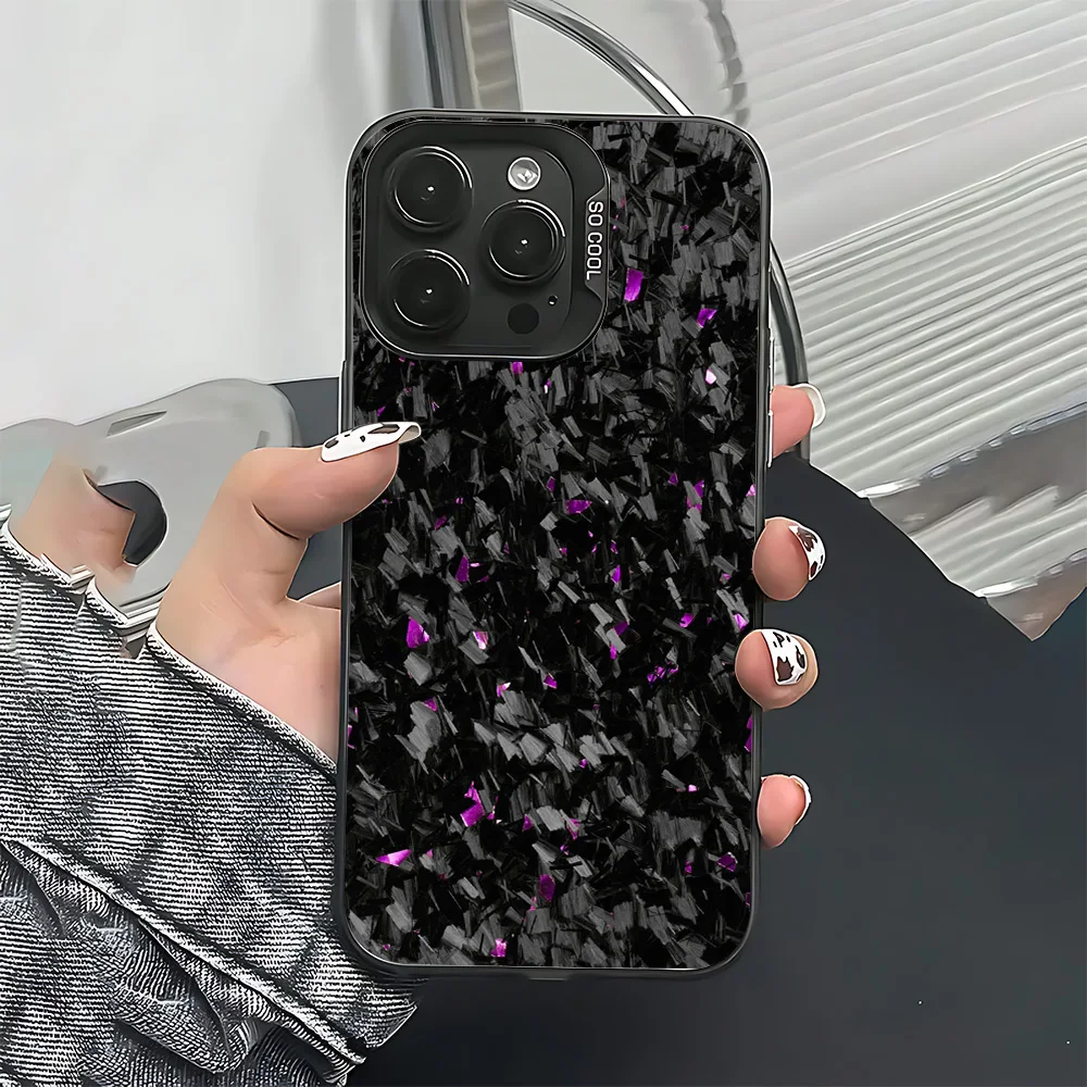 Art Carbon Fiber Pattern Phone Case for Samsung Galaxy S26 S25 S24 S23 S22 S21 S20 Note20 FE Ultra Edge Plus 4G 5G Anti Fall