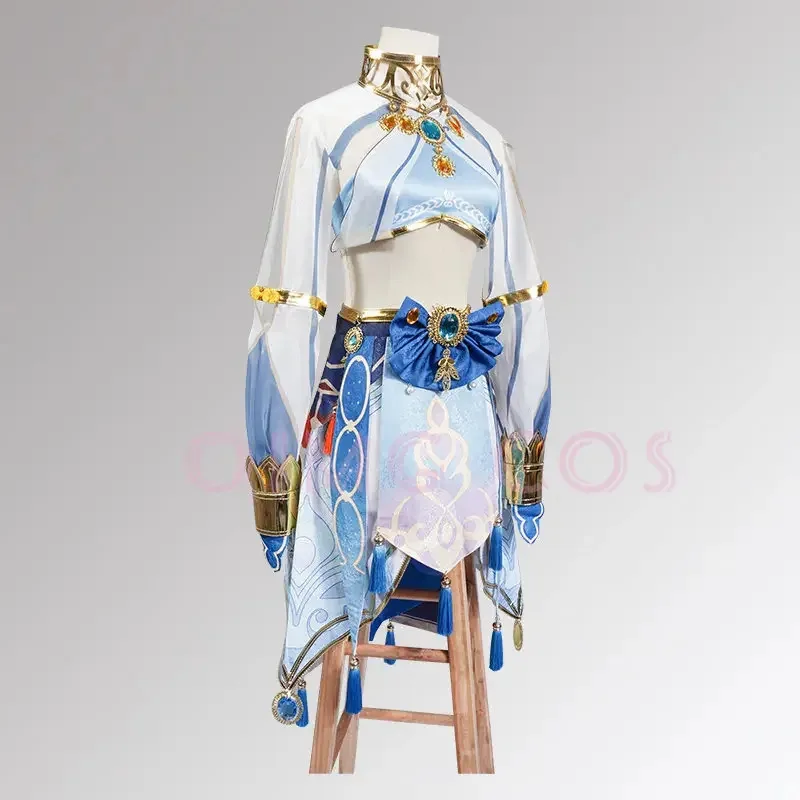 2025 이이 닐루 코스프레 의상 원신 임팩트 카니발 유니폼 가발 애니메이션 할로윈 의상 여성 게임