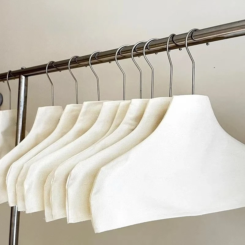 

5Pcs Dustproof Clothes rack Cover Cotton Linen Garment Protector for Women Clothing Cashmere Sweater Anti-slip Storage Organizer
