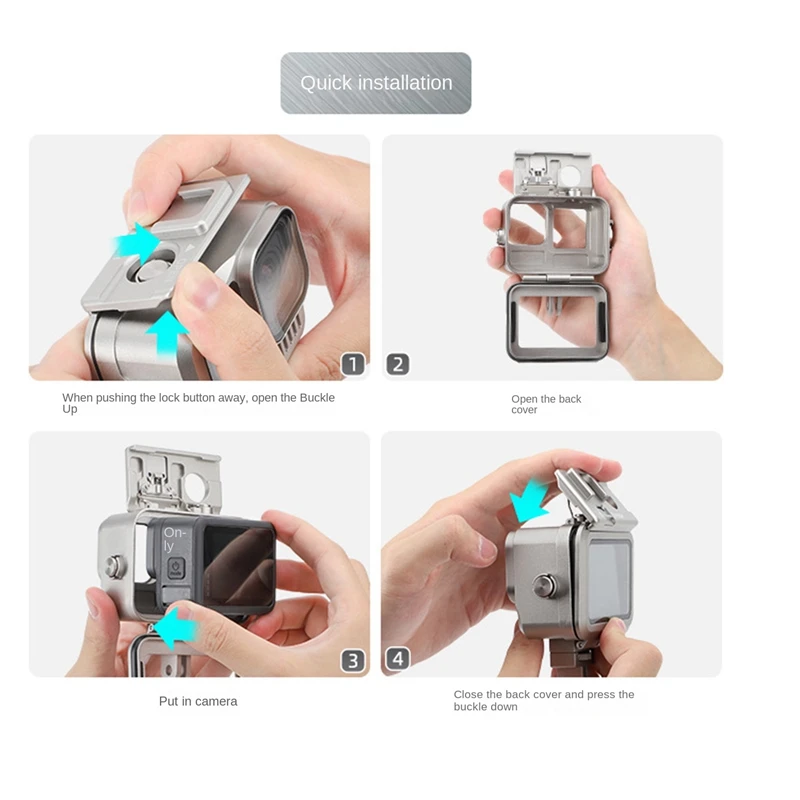 Funda protectora subacuática para Gopro Hero 11, 10, 9, accesorios para buceo, 40M