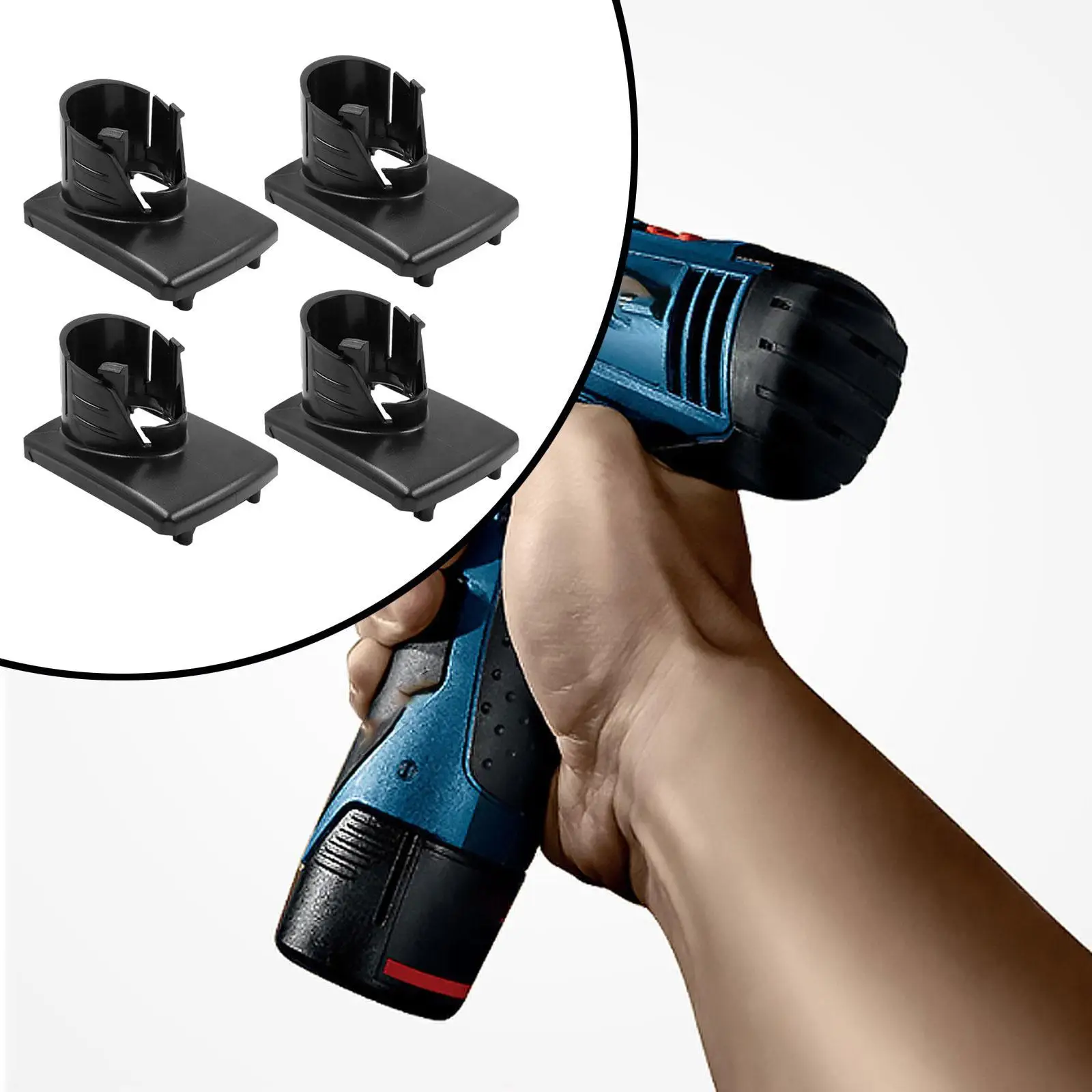 

4x Top Case Shell Replacement Cover for M12 12V Battery Black Easily