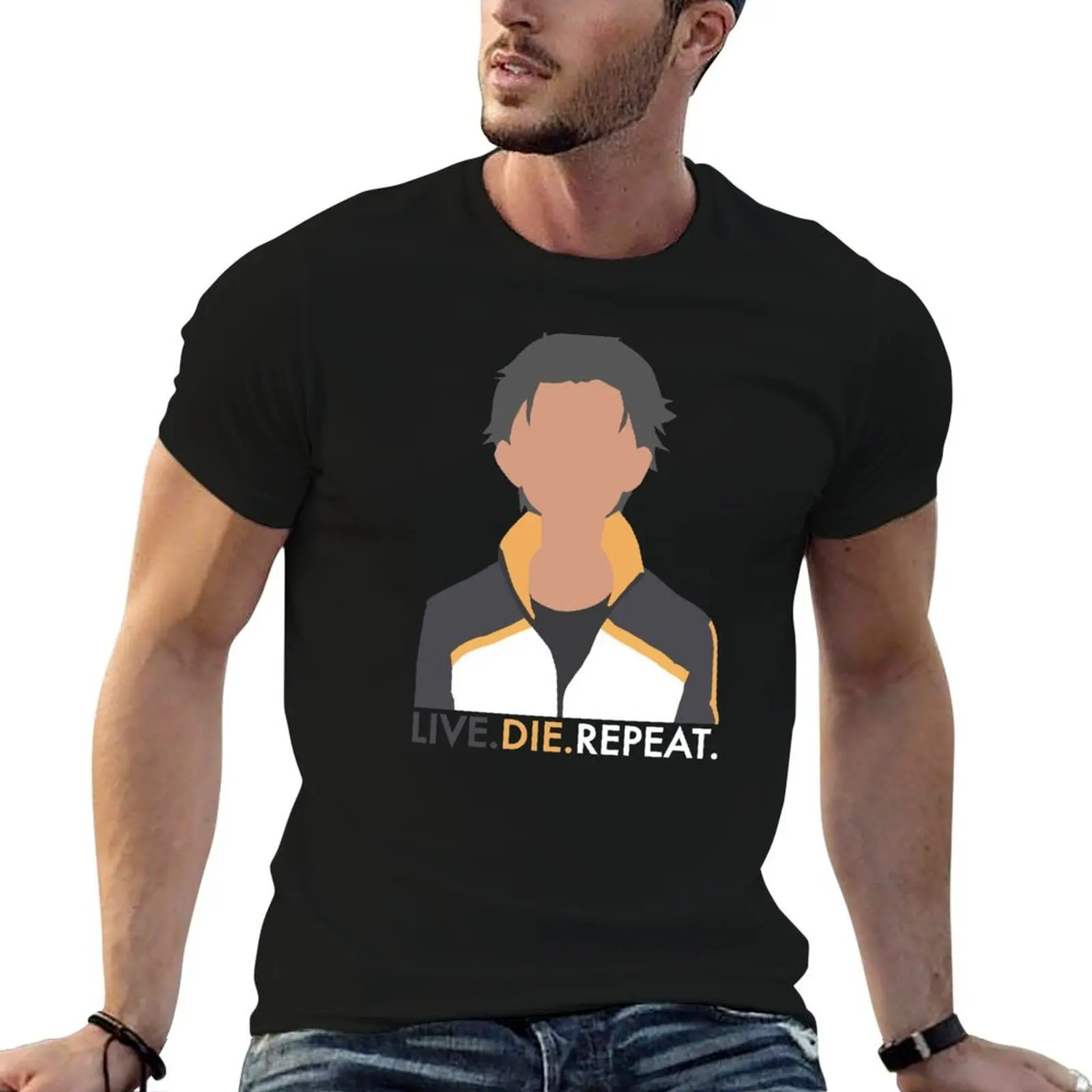

Live. Die. Repeat. / Re Zero T-Shirt cotton t shirt pack t shirt man cotton T-Shirt