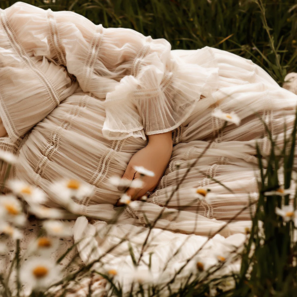 Bohemian Jurk Moederschap Jurken Voor Fotoshoot V-hals Toga Lange Mouwen Geplooid Chiffon Lotusblad Zwangerschap Vrouwen Fotografie