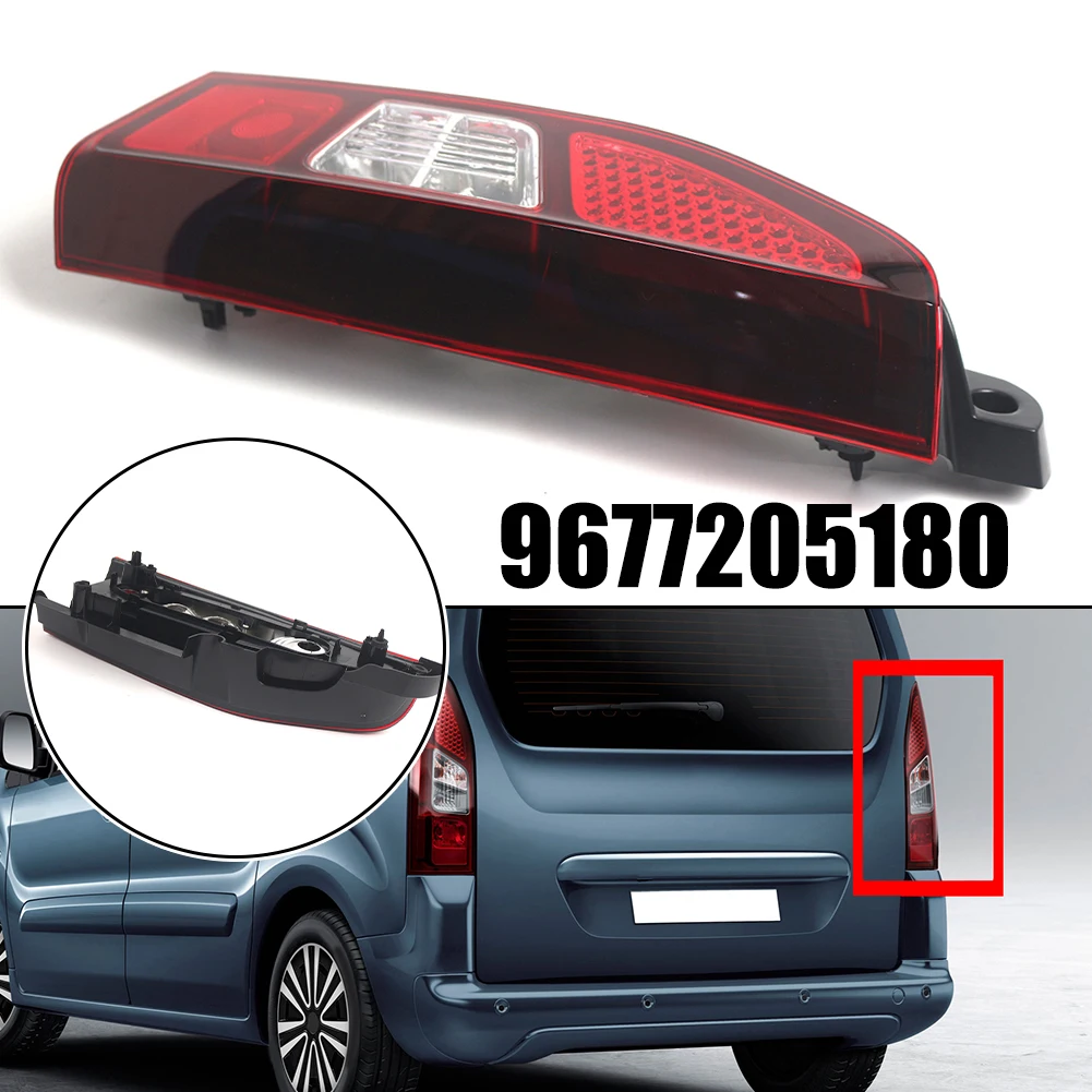 

Auto Light Color Black red Brake Turn Signal Lamp Excluding Bulb Practical And Reliable Car Repair Vehicle Maintenance