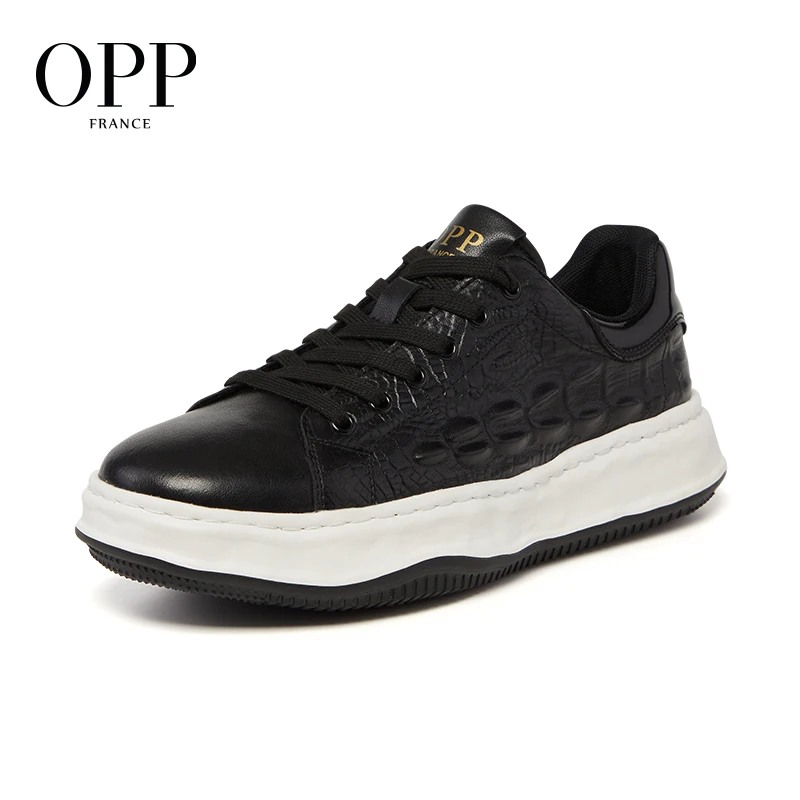 OPP New Male Tenis Luxury Designer  Mens Casual Shoes Platform Shoes Crocodile Pattern Design Running Shoe for Men