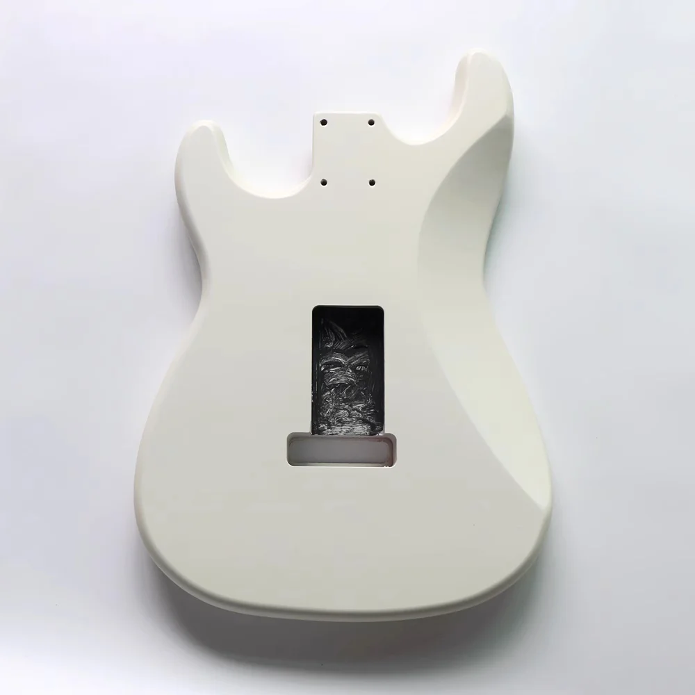 Imported alder vintage white Strat guitar body single single single barrel nitrocellulose lacquer body