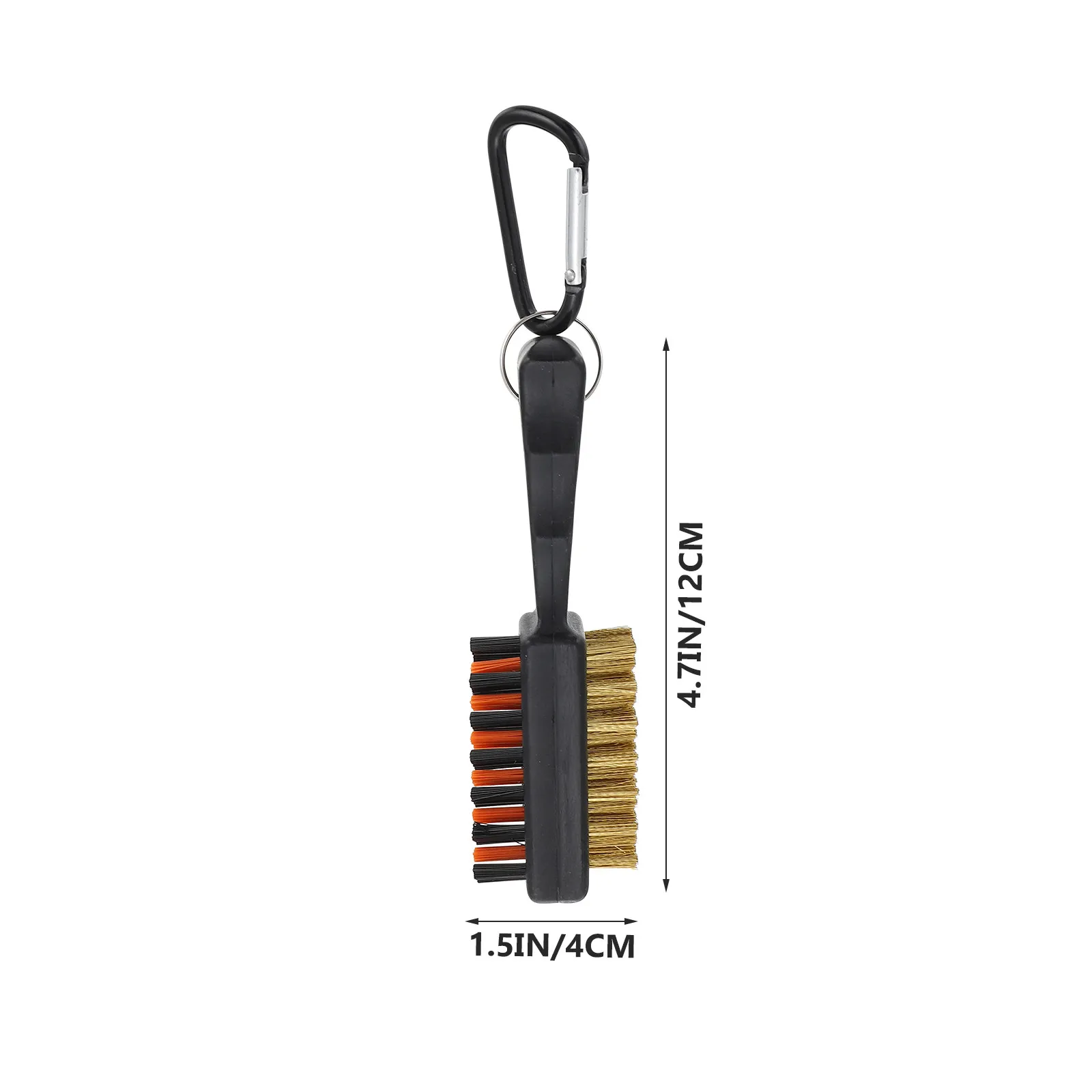 Double-Side Golfs Club Brush Steel Wire Nylon Cleaning Tool Golfing Club Head Scrubber Cleaner Golfs Clean Brush
