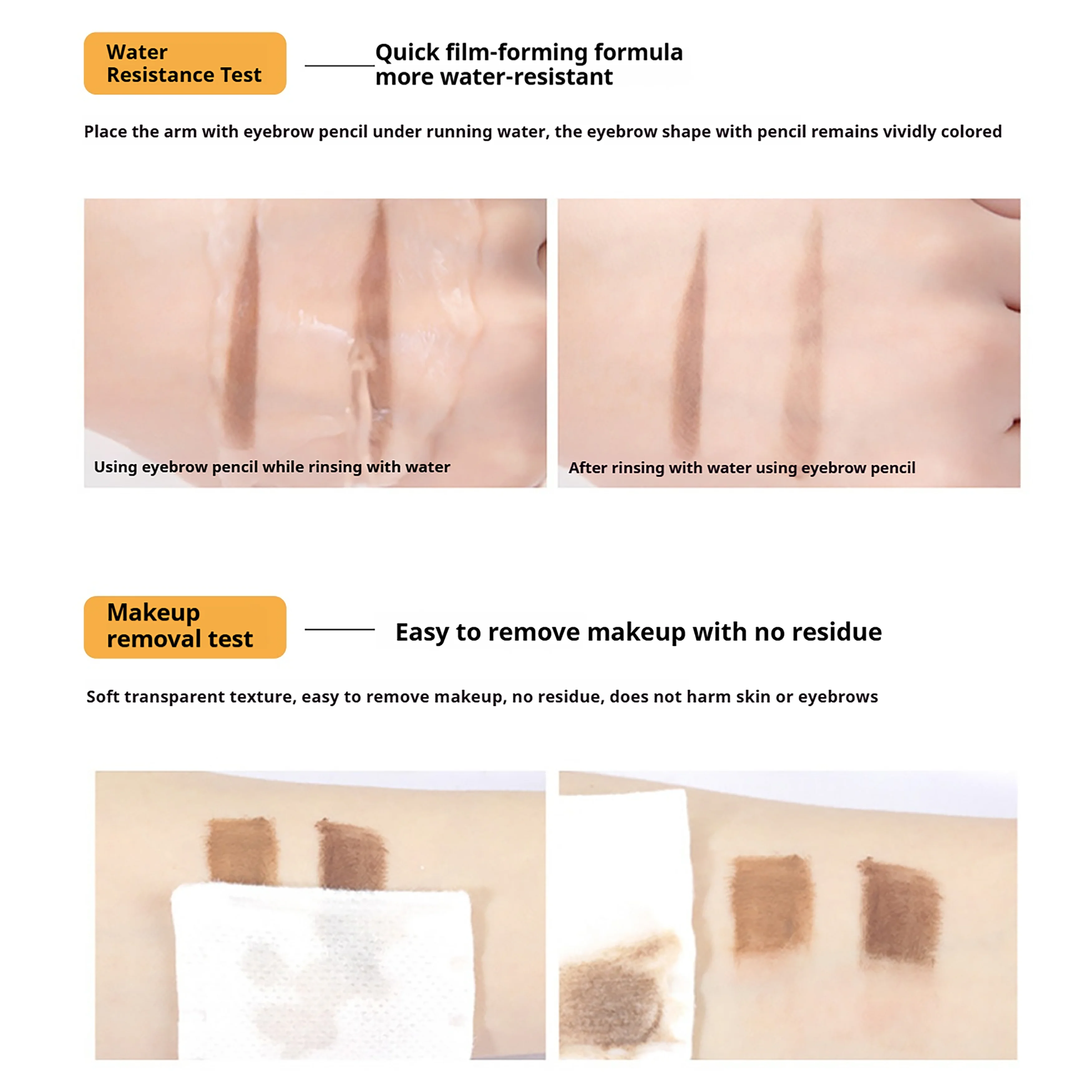 NOVO Wenkbrauwgel, Make-up-specifieke Brow Primer Brow Soap Setting Gel Wax Wenkbrauwtekengereedschap