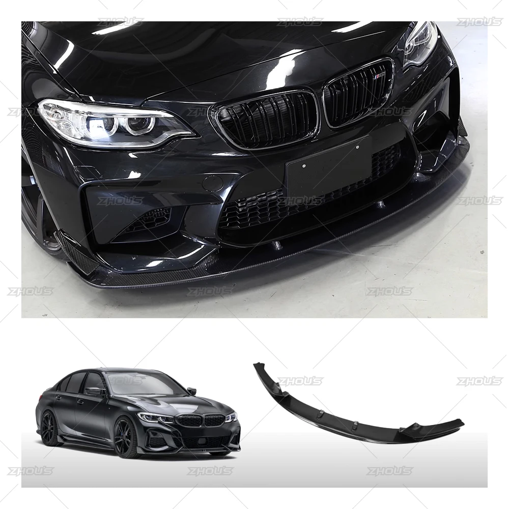 

Zhous Design Hot Sale Auto Accessories M-tech MP Style Front Lip for BMW 3 Series G20/G28 2018+