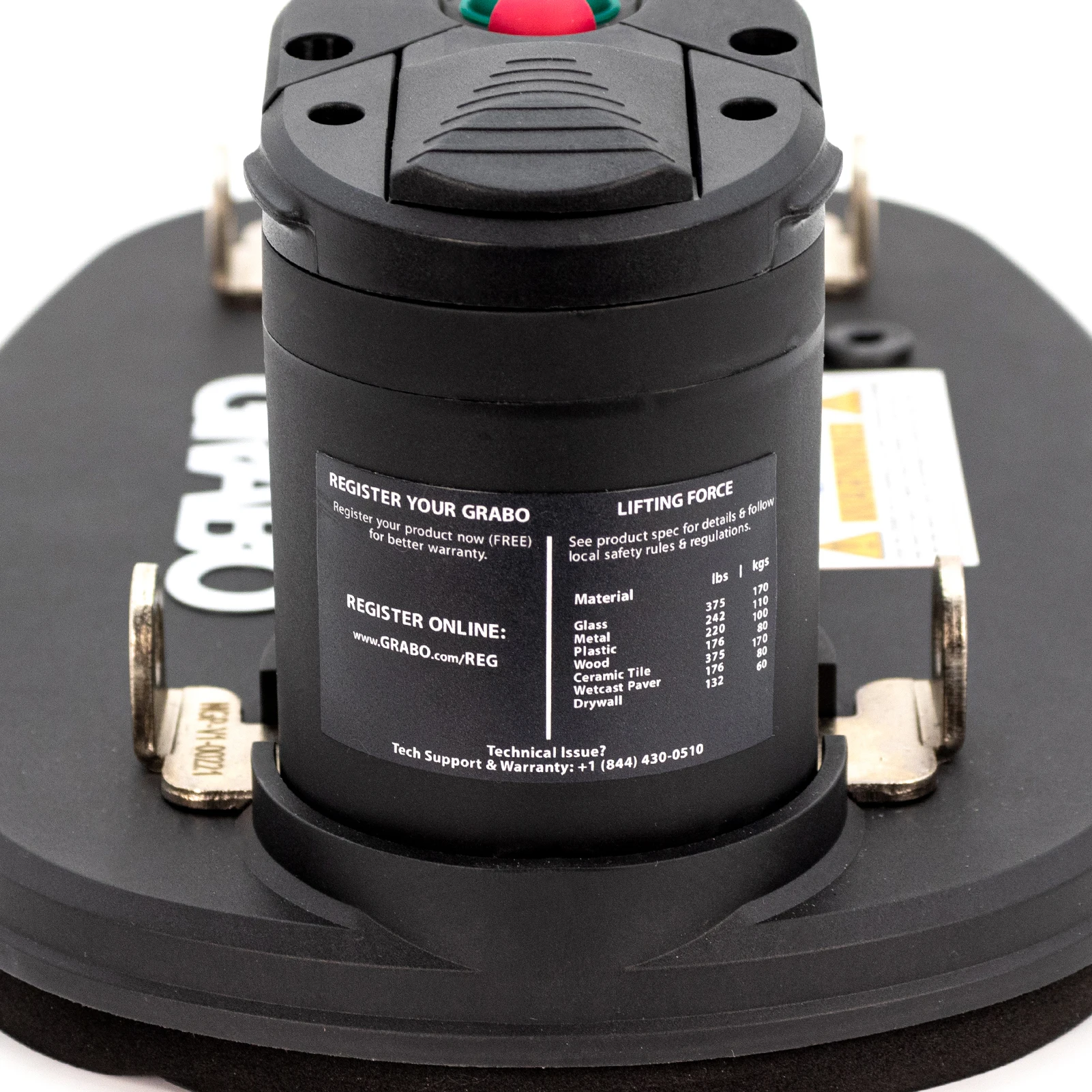 Grabo Pro Electric Vacuum Lifter Suction Cups Lifting Tool