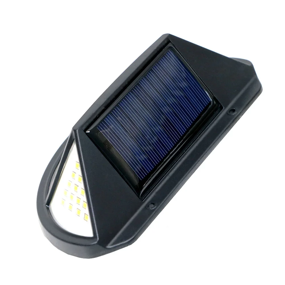 Semicircle 4 sides 102LEDs 3 modes glow motion sensor solar wall light Yard Path Home garden solar energy Induction street lamp