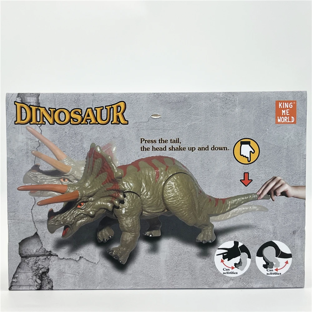 Dinosauri Jurassic Rex Velociraptor Stegosaurus Triceratops action figure animali modello decorazione collezione vacanze giocattolo per bambini