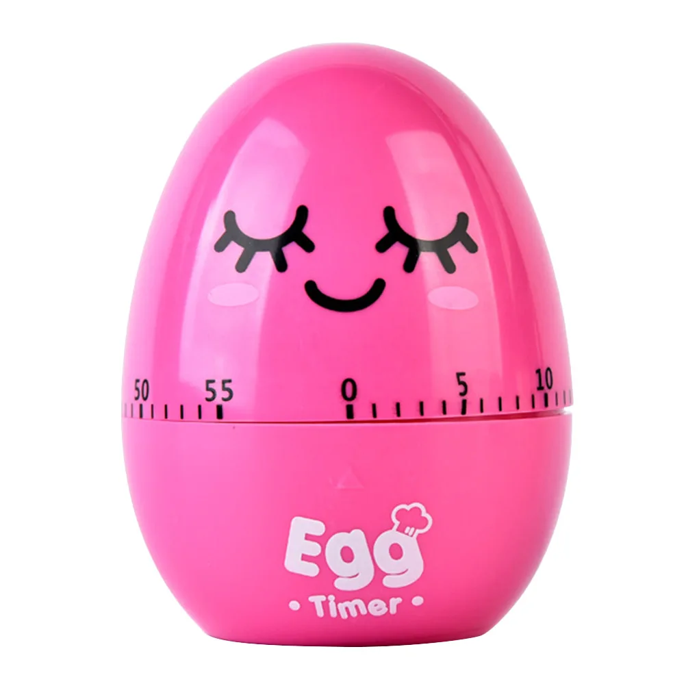 

1 pc Egg Shape Mechanical Timer 3-Inch Rotating Countdown Kitchen Cook Timer For Baking Boiling Eggs Pancakes Cooking Preschool