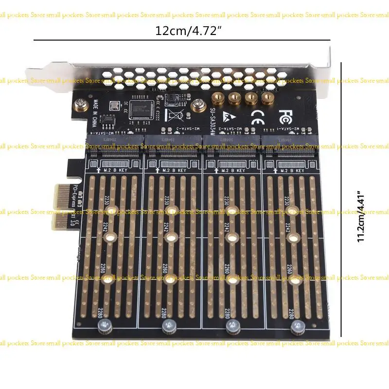 R1WD PCIE to for M.2 Adapter PCI-e Host Controller to NGFF B for Key Expansi