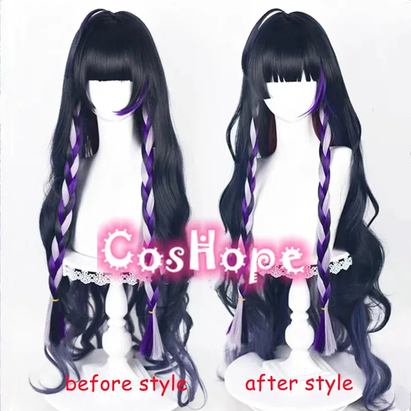 

Meloco Kyoran Косплей Парик 100 см Парик смешанных цветов Аниме Косплей Парики Термостойкие синтетические парики