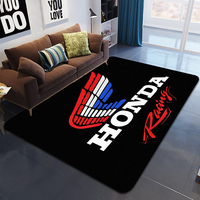H-Honda Moto Printed Carpet Fashion Yoga Mat Bedroom Decorative Carpet Living Room Bathroom Decorative Floor Mat Birthday Gift