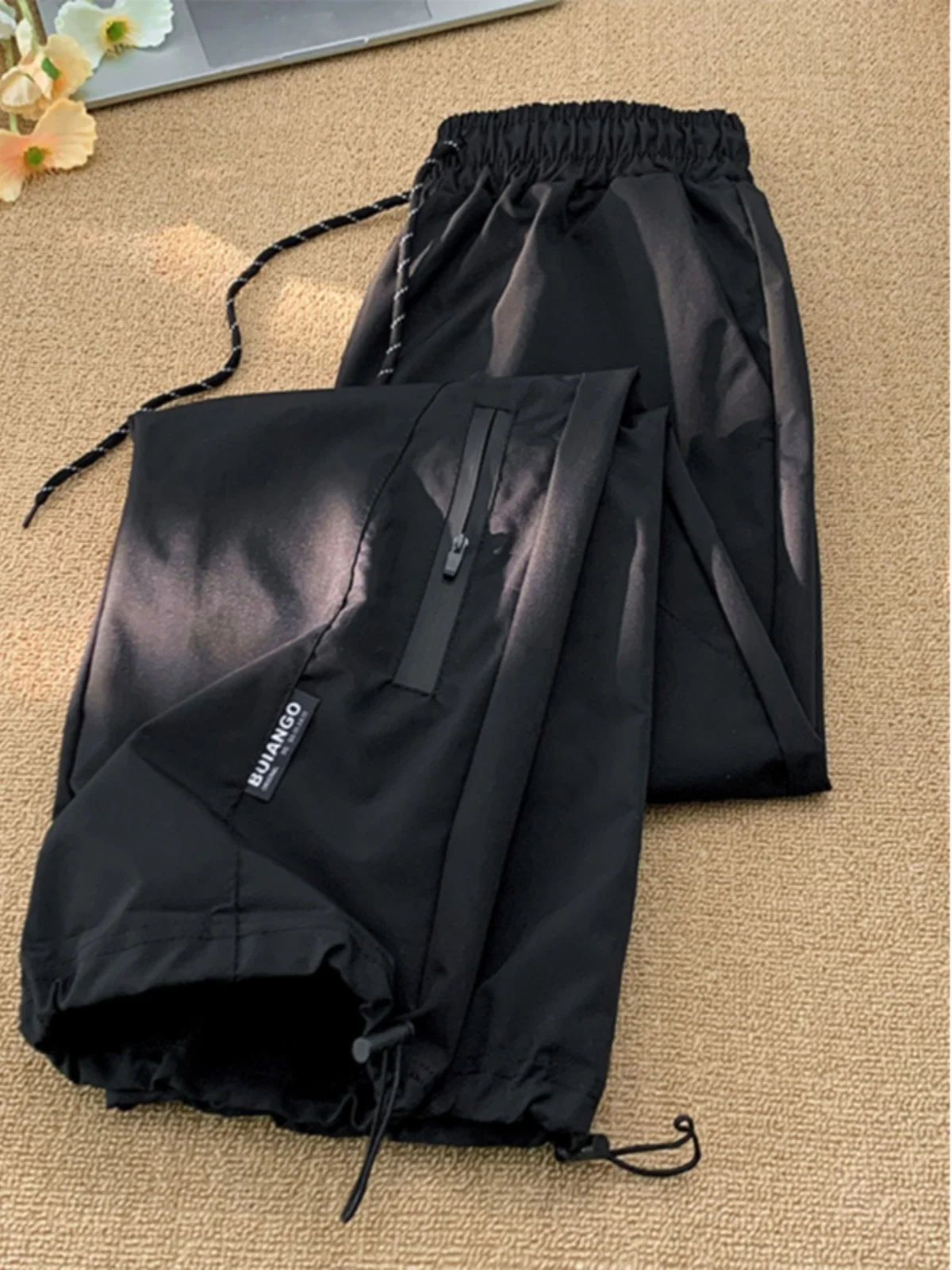 

Зимние утепленные рабочие брюки Bla с флисовой подкладкой, мужские повседневные брюки прямого кроя, брюки-карго в американском стиле, парашютные брюки Utili