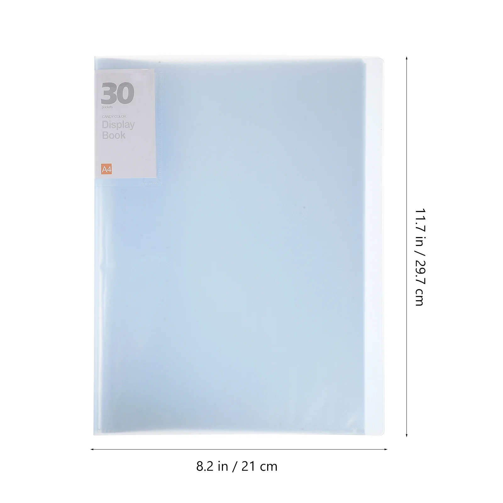 Transparent A4 Document Folder Organizer Heavy-Duty File Binder for Important Papers Sheet Music Score Household Desktop Filing