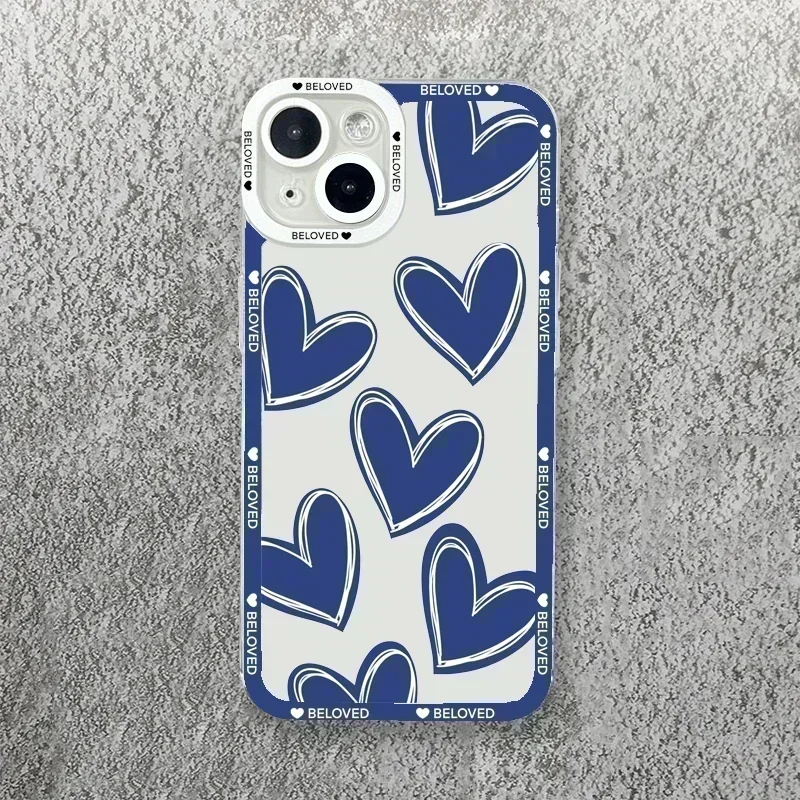 Coque de téléphone transparente souple Love Coussins, coque antichoc de luxe, Xiaomi Redmi 12, 13C, Redmi Note 13, 12 Pro Plus, 5G, 12S, 11S, 11, 10 S, 10