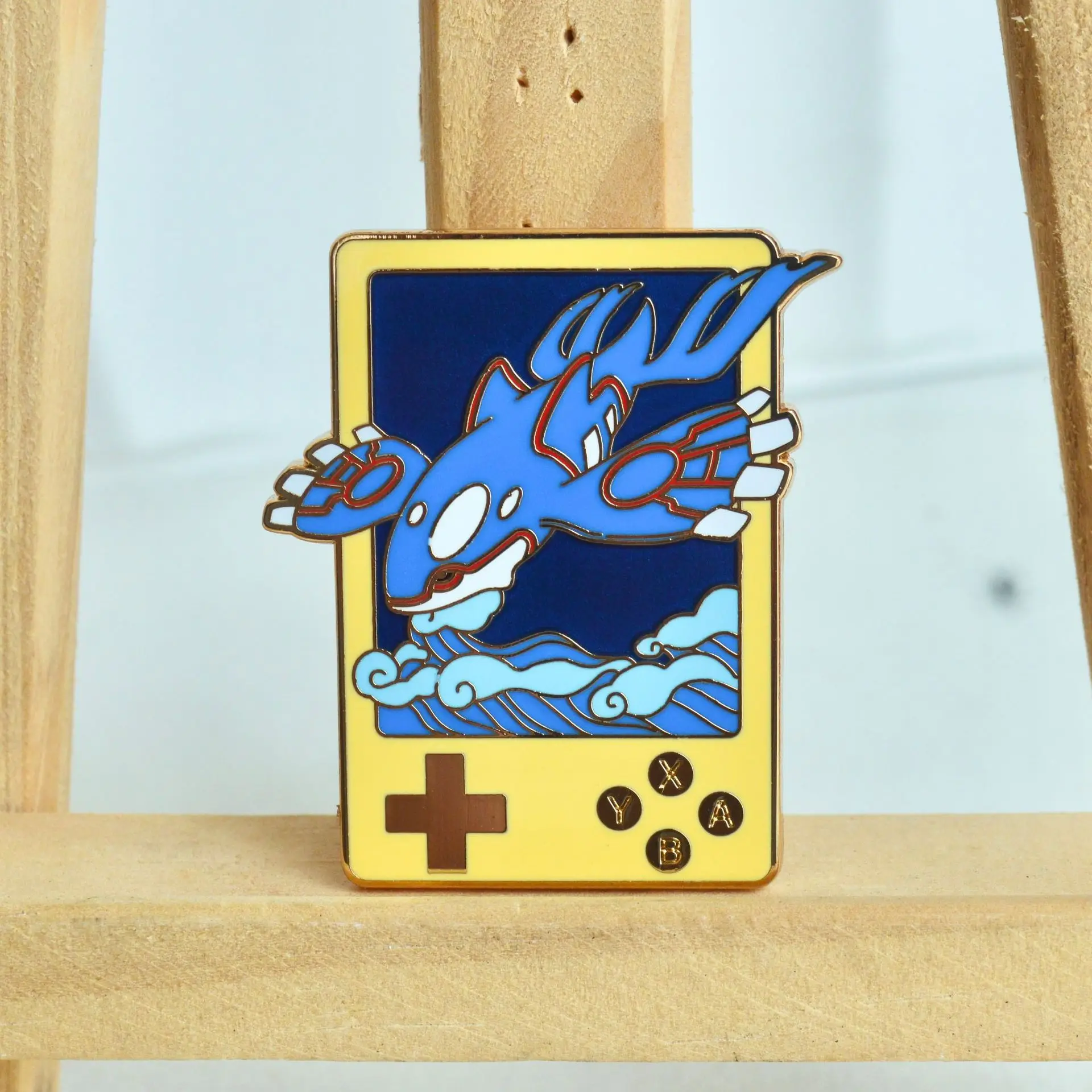 Japanese Anime Game Monsters Hard Enamel Pins Brooches for Clothes Men Lapel Pins for Backpack Badges Toys Jewelry Accessories