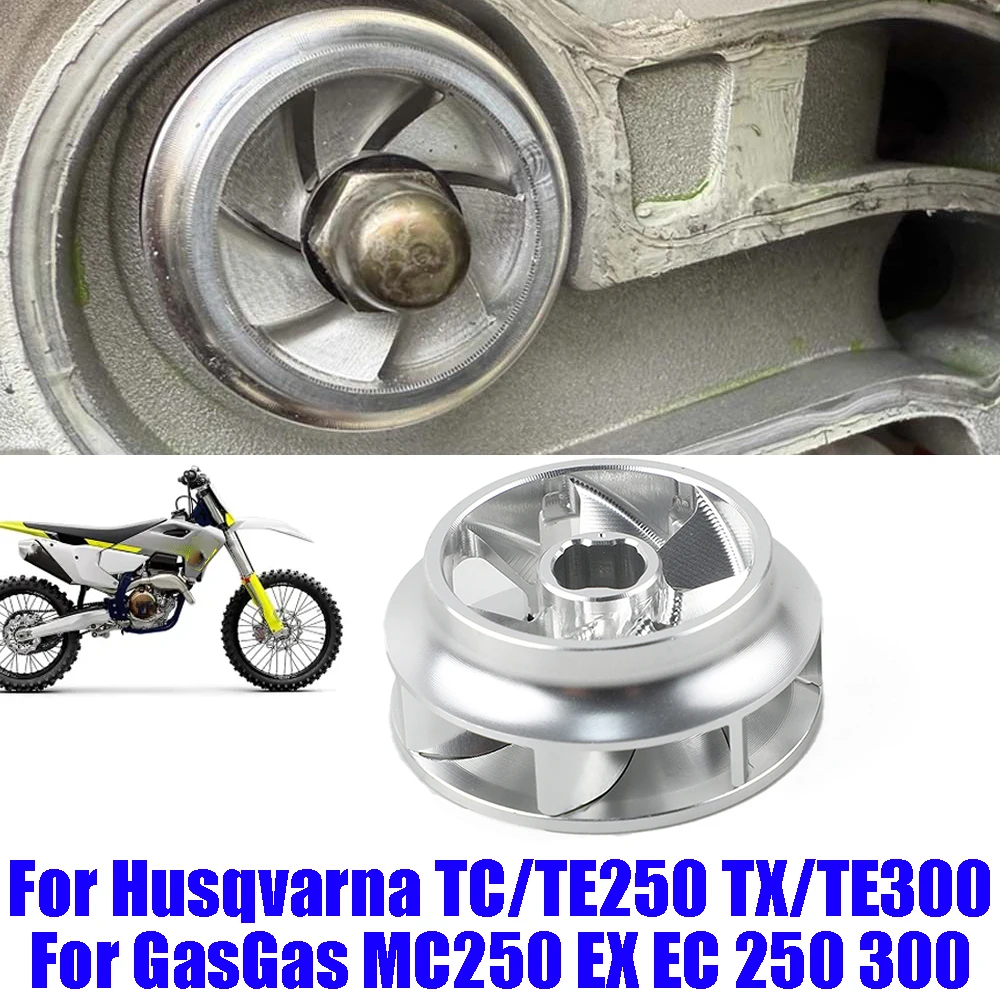 Motorcycle Accessories Water Pump Cooler Impeller Turbine Split For Husqvarna TC TE 250 TX TE 300 GasGas MC 250 EX EC 250 300