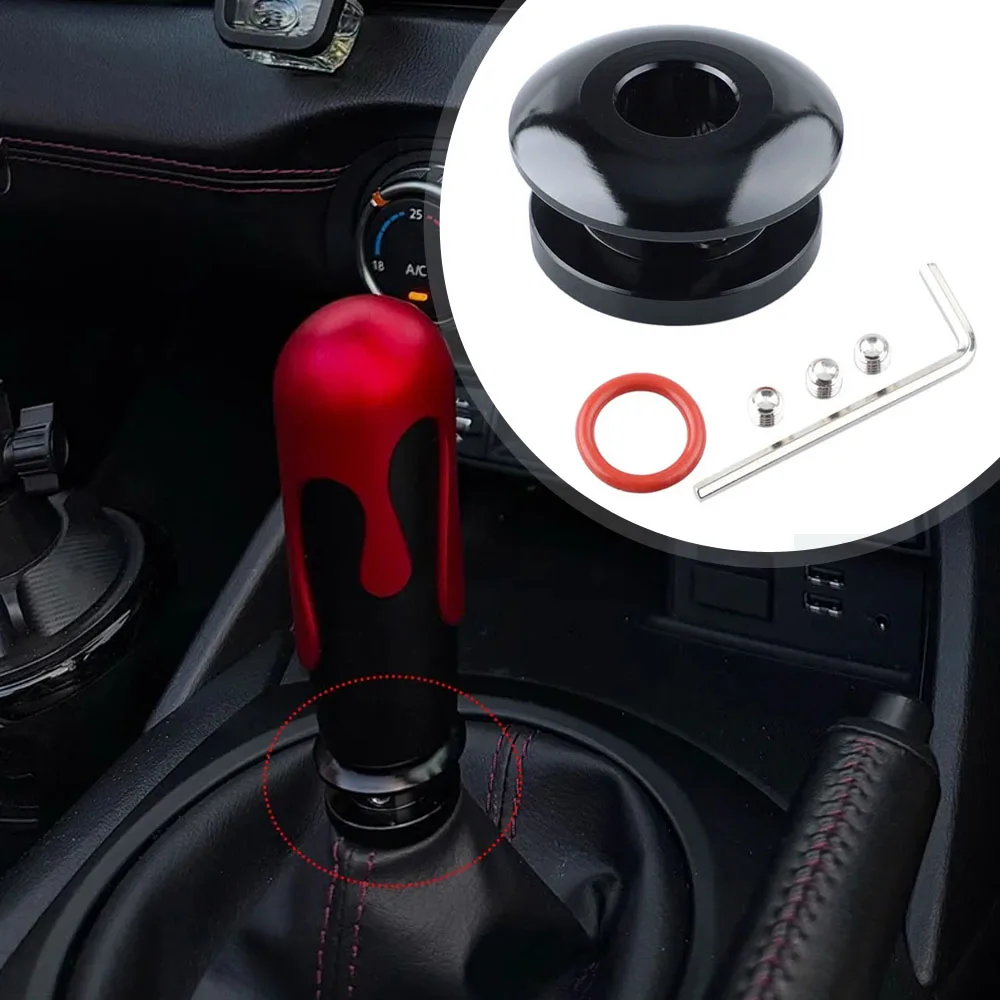

Car Shift Knob Retainer Adapter Stopper Aluminum Gear Head Shifter Lever Limiter Buckle Fixed Base Auto Universal Accessories