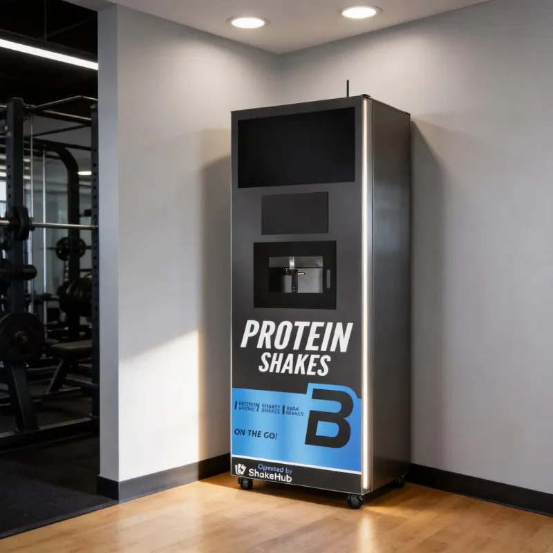 FL Customized Wholesale Innovative Protein Vending Machine for on-The-Go Protein Shake Mix