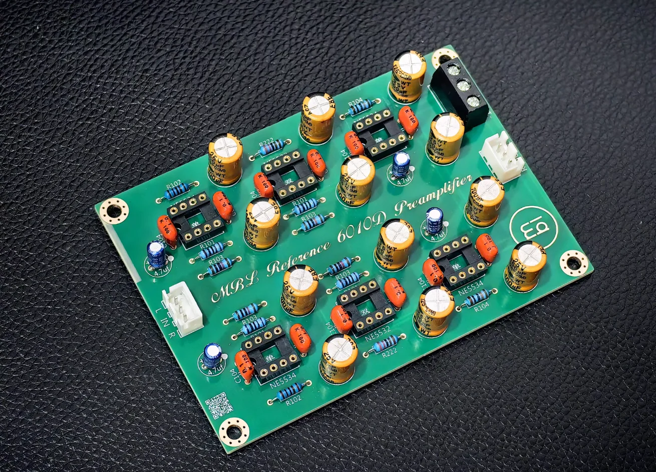 

Реплика платы аудиофильского предусилителя MBL6010, улучшенная 4-слойная печатная плата, высококачественный предусилитель, подходит для аудио DIY.