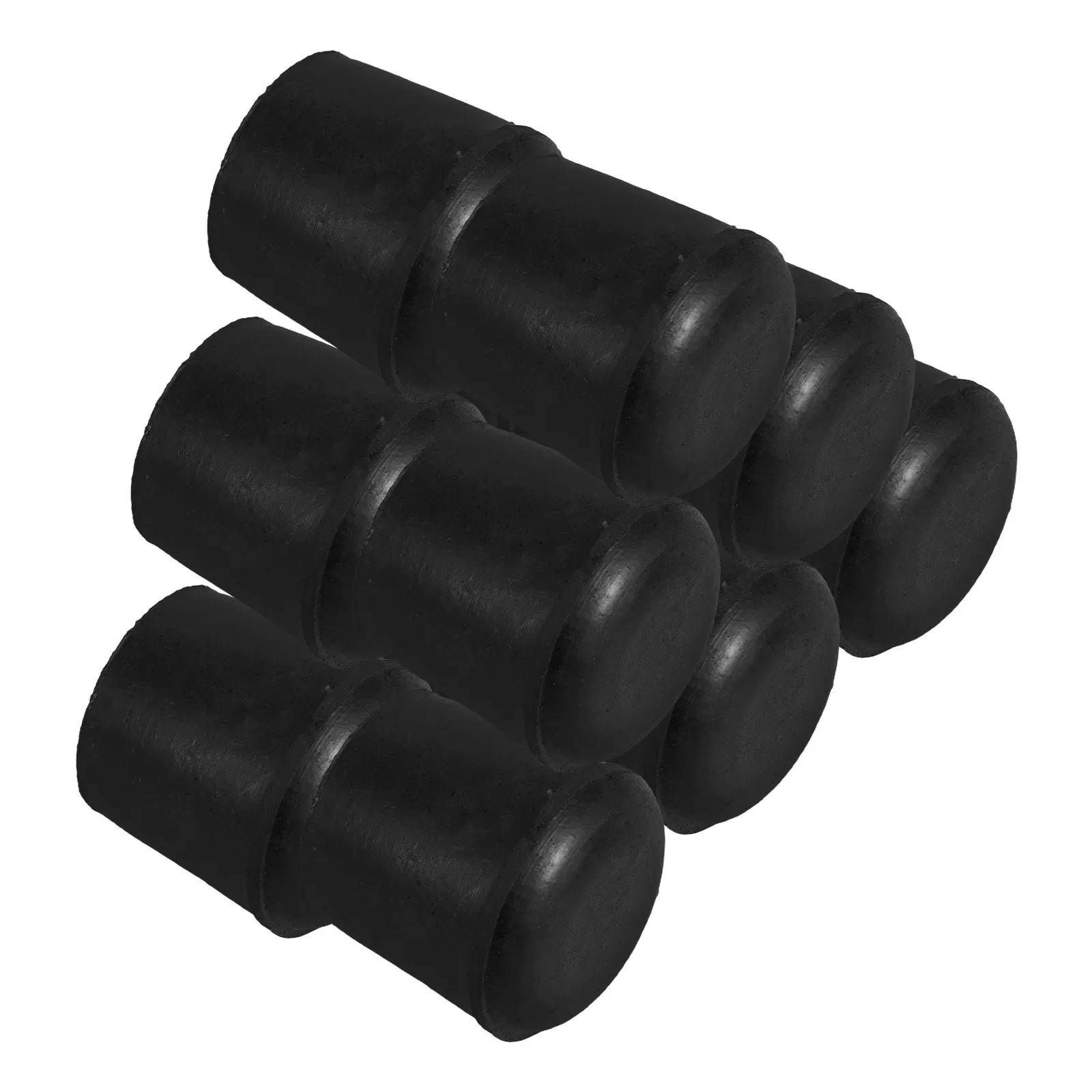 12Pcs Furniture Leg Covers Semi-Spherical Wear-Resistant Non-Slip Foot Protectors for Chairs Tables Stools Shelf Supports Noise