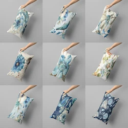 Cute Flower Cushion Cover Long Pillowcase Home Decoration Removable and Washable Multiple Sizes 30x50, 40x60, 50x70