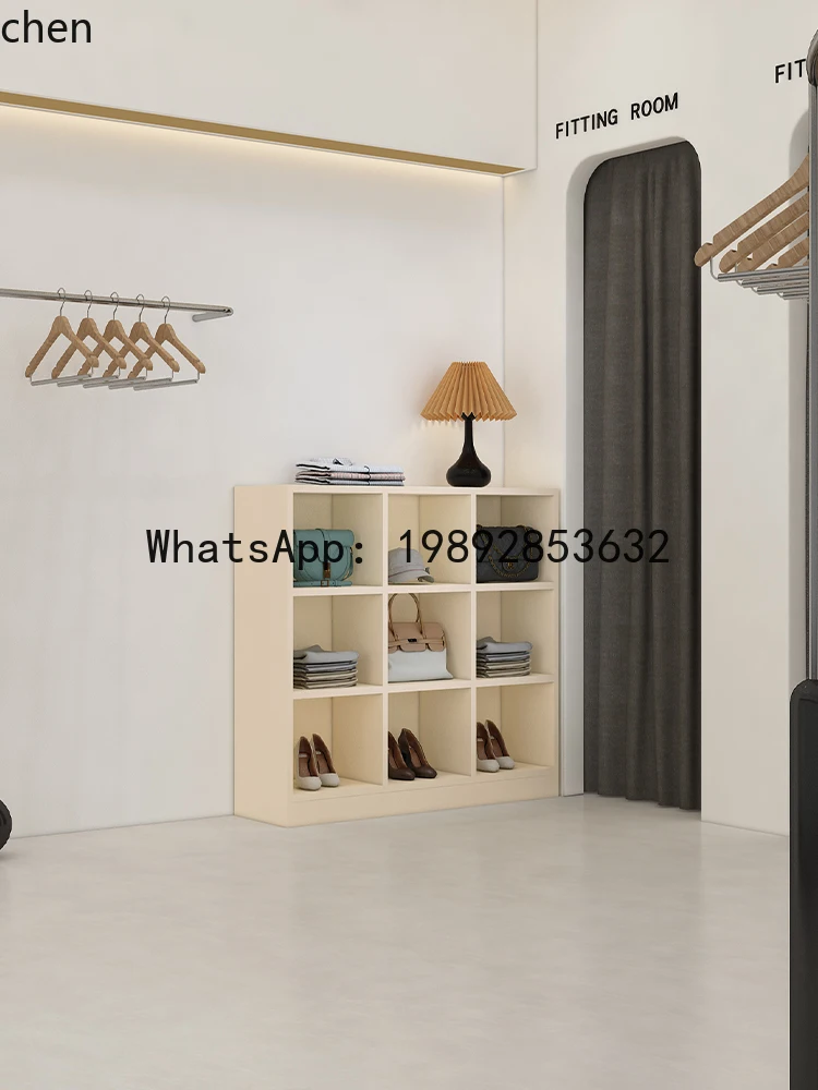 Shoe and Bag Store Display Cabinet Clothing Store Nakajima Flowing Water Platform Locker Prop Table