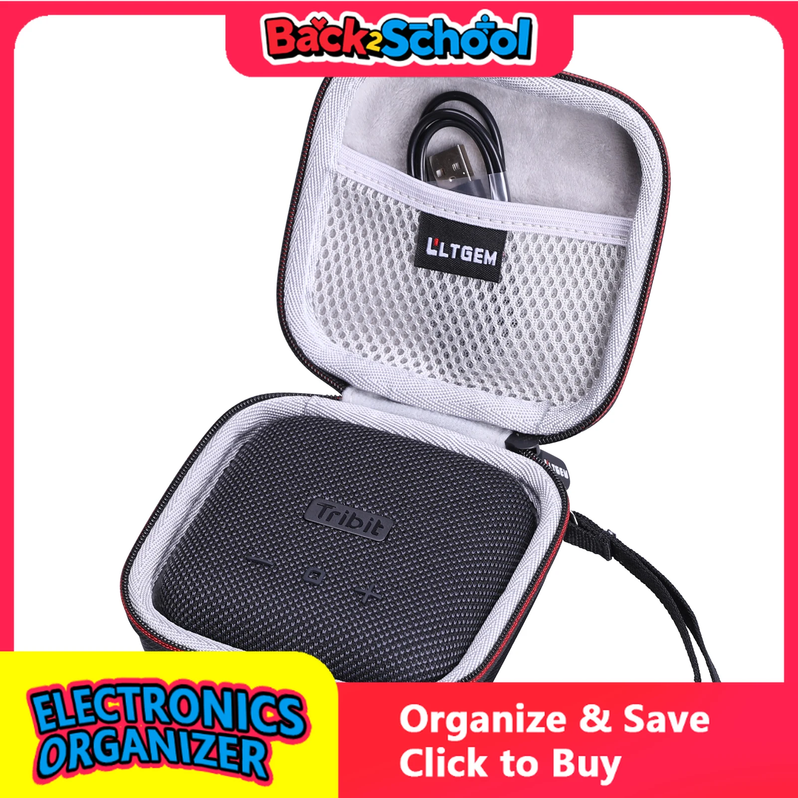 

LTGEM EVA Hard Case for Tribit Storm Box Micro Bluetooth Speaker